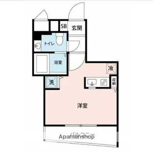 フロンティアコンフォート菊名ステーションWEST【4階】の間取り