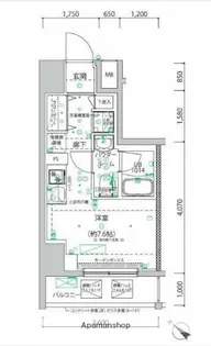 スパシエ横浜アルト【10階】の間取り