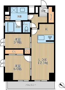 CITYLUXYOKOHAMA【6階】の間取り