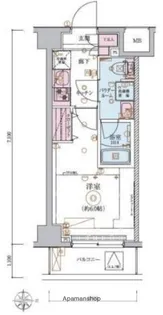リヴシティ横濱東蒔田【6階】の間取り