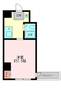 あざみ野第5エステービル【2階】の間取り