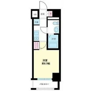 RISING PLACE 桜木町二番館【2階】の間取り