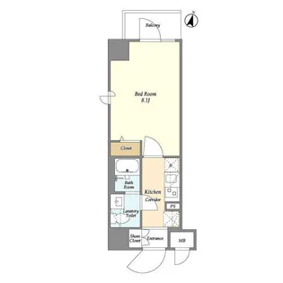 LIME RESIDENCE HIRATSUKA WEST【5階】の間取り