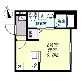 ベイルーム京急久里浜【1階】の間取り