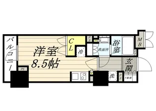 コンフォリア蒲田【11階】の間取り