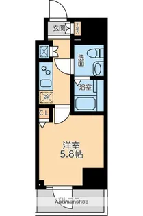 プライマル品川大森海岸【1階】の間取り