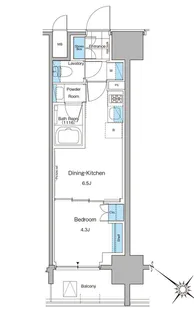 ルフォンプログレ西大井プレミア【5階】の間取り