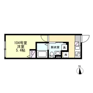 BAYMAISON湘南台【1階】の間取り