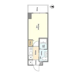 グリーンリーフ新綱島【3階】の間取り