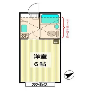多摩ロイヤルハイツA【208号室】の間取り