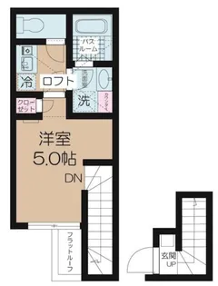 NSGATE元住吉【2階】の間取り
