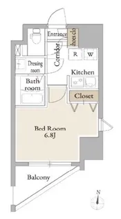 LIVECASA平塚【9階】の間取り