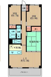 グレイスコート二俣川 壱番館【0303号室】の間取り