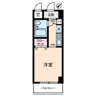 アムス川崎【5階】の間取り