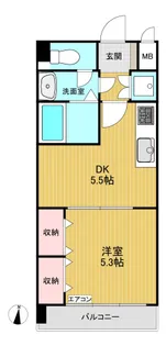 ニュー千鳥町マンション【1002号室】の間取り