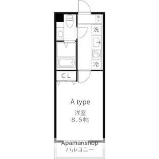 LOC’S SHINYURIGAOKA【5階】の間取り