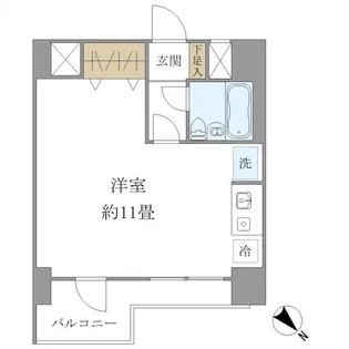 プラス・ワン横浜【9階】の間取り
