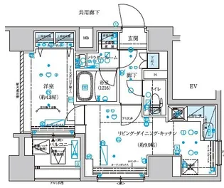メインステージ横濱真金町【10階】の間取り