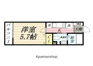 スカイヒルズ鶴ケ峰【3階】の間取り