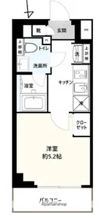 クラリッサ横浜ロッソ【3階】の間取り