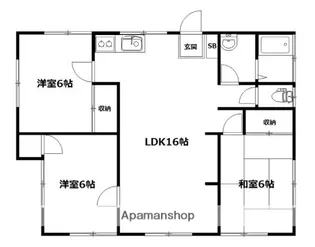 若葉の丘フェリチータ初音【1階】の間取り