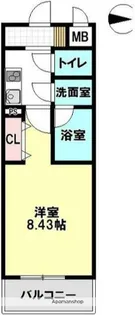 茅ヶ崎フェリックスコート長尾【4階】の間取り