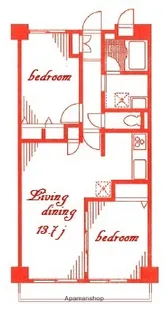 ビューヒルズ東戸塚壱番館【1階】の間取り