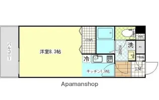 AYマンション【1階】の間取り