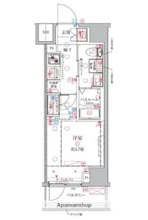 クレヴィスタ横浜関内【8階】の間取り