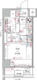 クレヴィスタ横浜関内【9階】の間取り