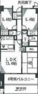 SALLE DE VERDURE(セルデベルデュール)【1階】の間取り