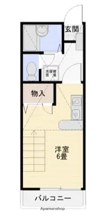 パルフェタムール【2階】の間取り