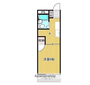 サンハイツ堀内【2階】の間取り