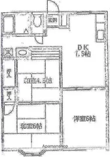 コーポタムコ【1階】の間取り