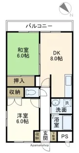 メゾンカワベ【1階】の間取り