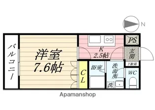 エスポワール2【2階】の間取り