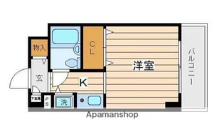 日興パレス蒔田【3階】の間取り