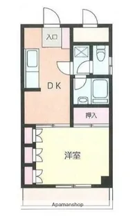 丸大コーポ【3階】の間取り