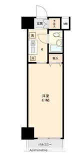 キャッスル桜木【3階】の間取り