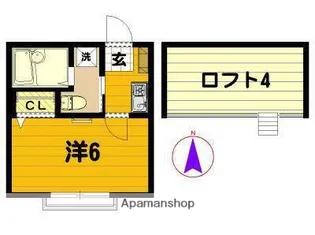 PRUNUS南太田【2階】の間取り