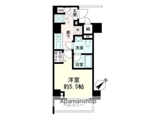 LUXEAER YOKOHAMA NAMAMUGI【3階】の間取り