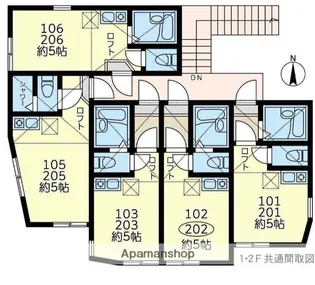 ユナイト金沢文庫ペドロ・ドミンゴ【2階】の間取り