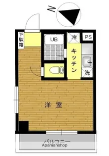 スカイピアイースト【3階】の間取り