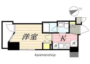 ディアレイシャス横浜WEST【11階】の間取り