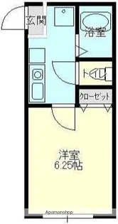 1Kの間取り画像