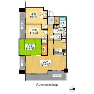 サンヴェール戸塚【3階】の間取り