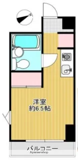 トップ仲木戸【6階】の間取り