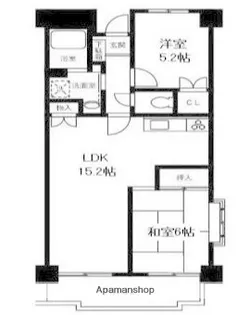 タウンコート湘南【3階】の間取り