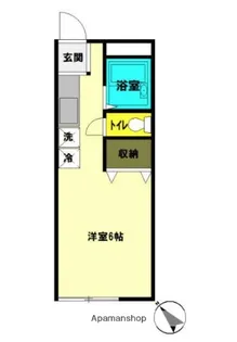 ハイツ長寿A【2階】の間取り