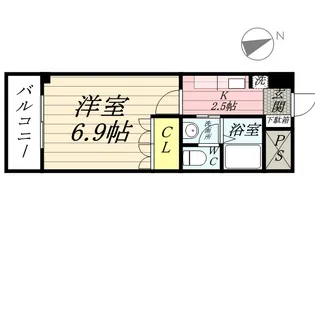 アンディ湘南【3階】の間取り